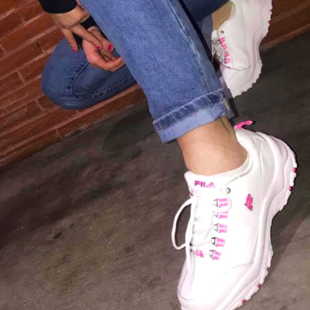 Pink & White FILAS
